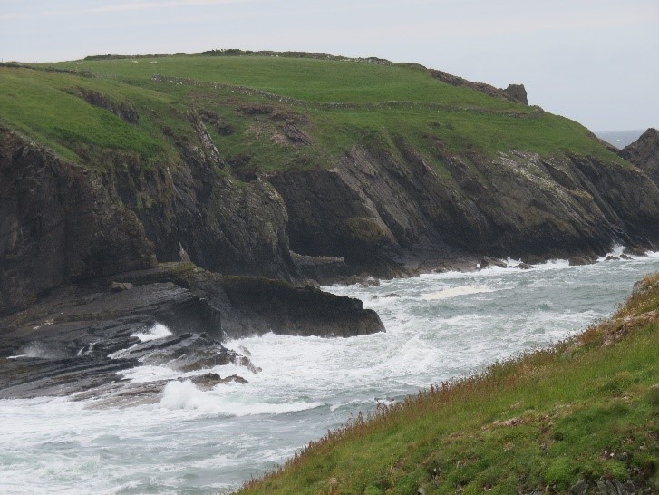 Rough weather over the site